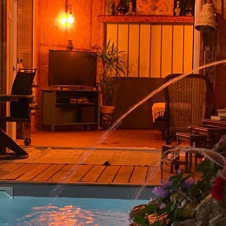 Chalet Atypique Vue Piscine Chauffee Gujan-Mestras Dış mekan fotoğraf