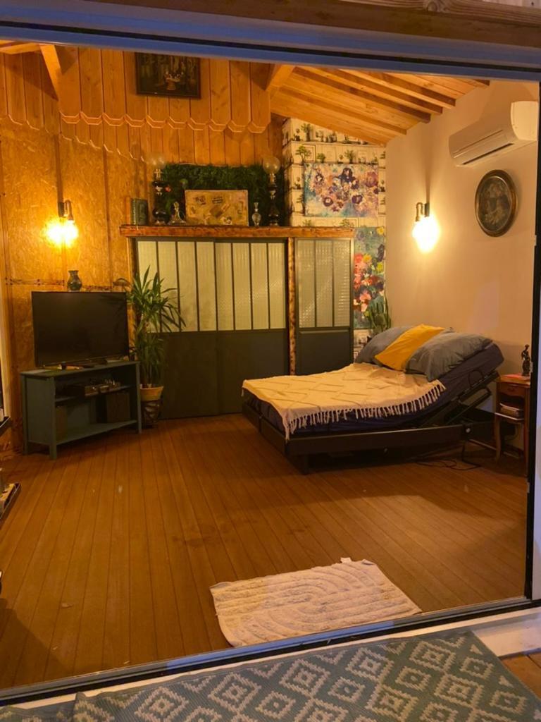 Chalet Atypique Vue Piscine Chauffee Gujan-Mestras Dış mekan fotoğraf