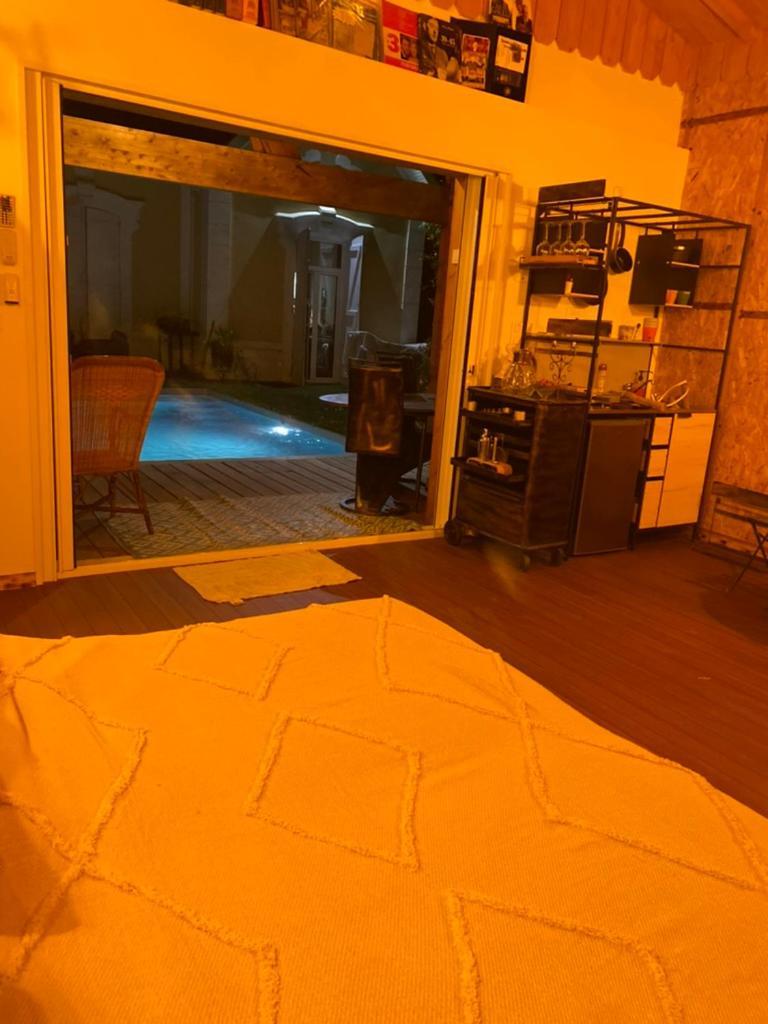 Chalet Atypique Vue Piscine Chauffee Gujan-Mestras Dış mekan fotoğraf